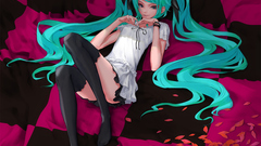 Vocaloid hatsune miku thigh