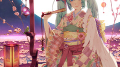 Vocaloid hatsune miku twintails