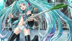 Vocaloid hatsune miku twintails