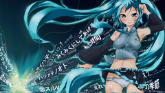 Vocaloid hatsune miku twintails