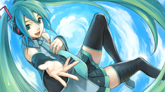 Vocaloid hatsune miku twintails