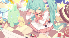 Vocaloid hatsune miku twintails