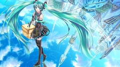 Vocaloid hatsune miku twintails