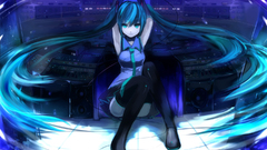 Vocaloid hatsune miku twintails