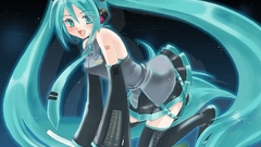 Vocaloid hatsune miku twintails