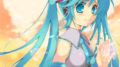 Vocaloid hatsune miku twintails