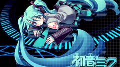 Vocaloid hatsune miku twintails