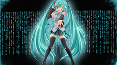 Vocaloid hatsune miku twintails