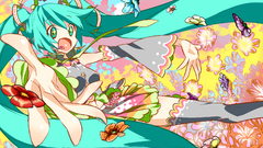 Vocaloid hatsune miku twintails