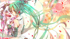 Vocaloid hatsune miku twintails