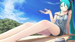 Vocaloid hatsune miku twintails