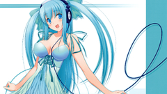 Vocaloid hatsune miku twintails