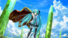 Vocaloid hatsune miku twintails