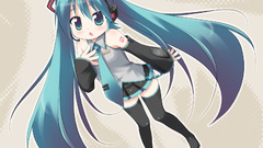 Vocaloid hatsune miku twintails