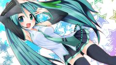 Vocaloid hatsune miku twintails