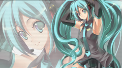 Vocaloid hatsune miku twintails