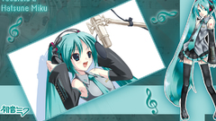 Vocaloid hatsune miku twintails