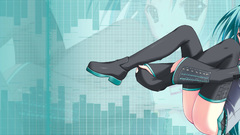 Vocaloid hatsune miku twintails