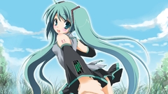 Vocaloid hatsune miku twintails