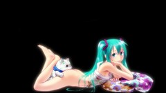 Vocaloid hatsune miku twintails