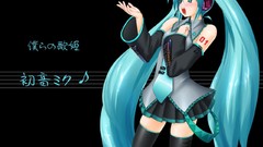Vocaloid hatsune miku twintails