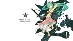 Vocaloid hatsune miku twintails