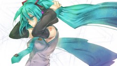 Vocaloid hatsune miku twintails