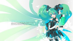 Vocaloid hatsune miku twintails