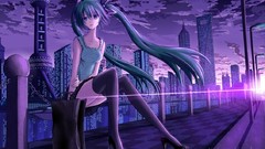 Vocaloid hatsune miku twintails