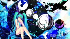 Vocaloid hatsune miku twintails