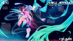 Vocaloid hatsune miku twintails