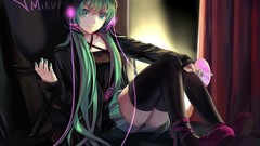Vocaloid hatsune miku twintails