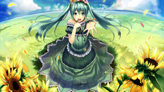 Vocaloid hatsune miku twintails
