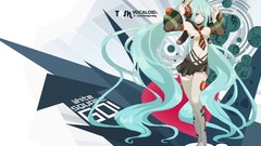Vocaloid hatsune miku twintails