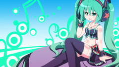 Vocaloid hatsune miku twintails