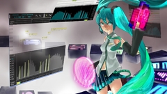 Vocaloid hatsune miku twintails