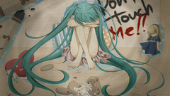 Vocaloid hatsune miku twintails