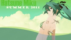 Vocaloid hatsune miku twintails