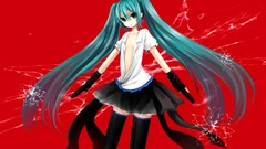 Vocaloid hatsune miku twintails