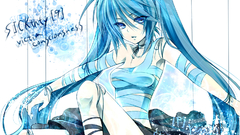 Vocaloid hatsune miku twintails