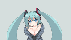 Vocaloid hatsune miku twintails