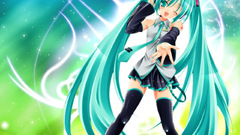 Vocaloid hatsune miku twintails