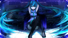 Vocaloid hatsune miku twintails