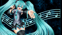 Vocaloid hatsune miku twintails