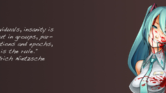 Vocaloid hatsune miku Typography