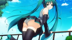 Vocaloid hatsune miku upskirt