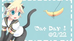 Vocaloid kagamine len nekomimi animal ears