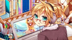 Vocaloid kagamine rin kagamine