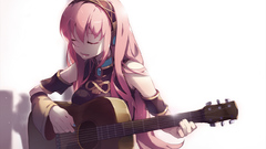 Vocaloid megurine luka guitars