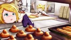 Vocaloid megurine luka kagamine len yowane haku kagamine rin 